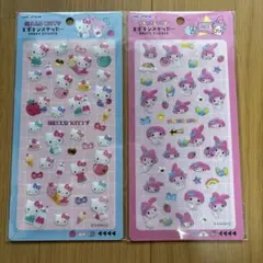 サンリオ エポキシステッカー シール ハローキティ マイメロディ 2枚セット