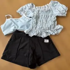 Lovetoxic　水着（カップ付き）　3点セット　140cm
