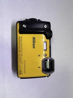 【ジャンク品本体のみ】NikonCOOLPIXW300イエロー防水カメラ4K対応 Nikon デジタルカメラ COOLPIX W300 クールピクス