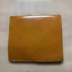 abrAsus イエロー キャッシュレス　財布 レザー