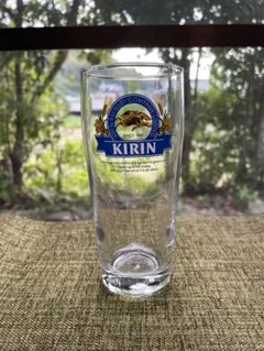 12個セット：キリンビールグラス（高さ約15cm)