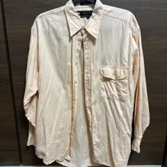colours Lサイズ 長袖シャツ オレンジベージュ