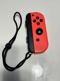 純正動作確認済 Nintendo Switch Joy-Con 赤 ストラップ付