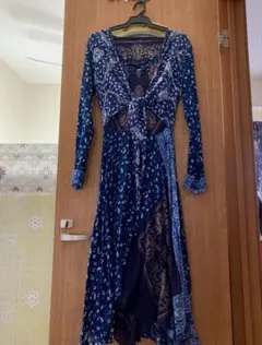 ディーゼル　大人気超美品　ペイズリーバンダナ柄 ロングワンピース 長袖