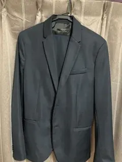 ZARA　ジャケット　パンツのセットアップM ネイビー