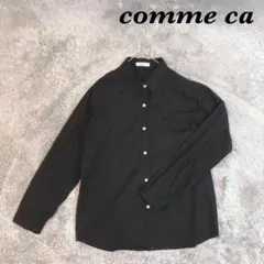 comme ca コムサ 長袖シャツ シンプル 韓国製 カジュアル 薄手