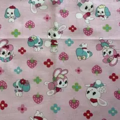 レトロアニマル生地 ハニーチューン生地④