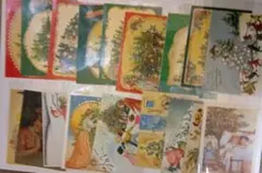 クリスマスツリー ポストカードセット