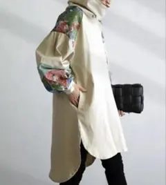 Amina【チャイハネ】ジプレトップス　パッチワークデザイン　チュニック