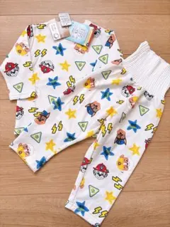 パウパトロール 長袖 腹巻きパジャマ上下セット 90cm タグ付き新品未使用品