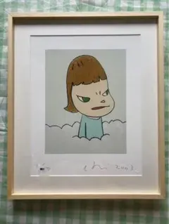 奈良美智 版画「In The Cloud」
