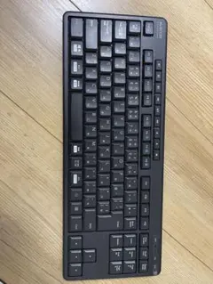 黒 日本語配列 USB接続 キーボード K-1234