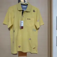Hush Puppies ポロシャツ 黄色 ユニセックス メンズ レディース Sのサムネイル