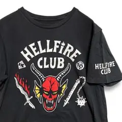 BiAF ムービー Tシャツ 古着 黒 ストレンジャーシングス ドラマ 映画