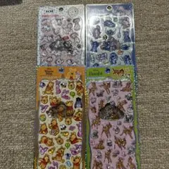 正規品 カミオジャパン プチドロップステッカー ディズニー4種4パックセット