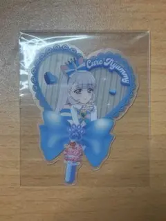 映画キミとアイドルプリキュア♪入場者特典うちわ型クリアカード キュアニャミー