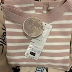 tal.by yumi. ピンクボーダー長袖ニット