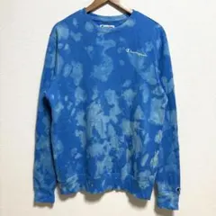 Champion スウェット　ワンポイント刺繍　タイダイ　メンズ　S