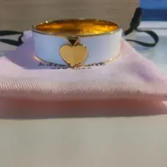kate spade 白×ゴールドブレスレット・バングル