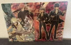 【新品】銀魂 クリア下敷き 2枚セット