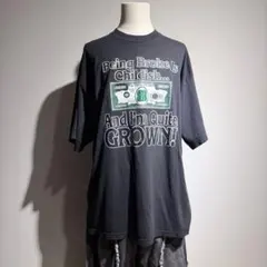 USA製 90s Q-TEES ラップT 墨黒 3XL ゆるだぼ ストリート 夏のサムネイル