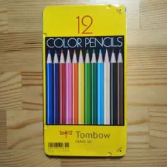 トンボ Tombow 色鉛筆 12色 油性色鉛筆 CB-NQ 12C トンボ鉛筆