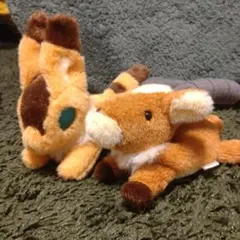【美品】スタジオジブリ　キツネリス　ヤックル　ぬいぐるみセット
