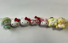 サンリオバスボールフィギュア マイメロディ キティ　ポムポムプリン　ハンギョドン