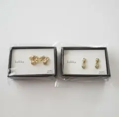 【No.10】kukka ピアス セット まとめ売り アクセサリー お花 福袋