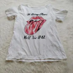 ローリングストーンズ　ワールドツアー81-82 半袖コットンTシャツ y2k　М