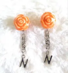 三代目J Soul Brothers　NAOTOオレンジバラステンレスピアス