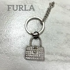 FURLA バッグモチーフ キーリング ラインストーン チャームのサムネイル