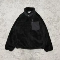 GERRY ボアジャケット ボア フリース M ブラック 裏起毛 CB43