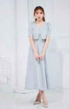 【美品✨】Herlipto Robertson Tweed Long Dressのサムネイル