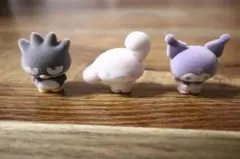 サンリオ ふわふわフロッキードール2 クロミ シナモロール ばつ丸