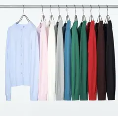 【新品未使用】UNIQLO UVカットクルーネックカーディガン 長袖　ホワイト