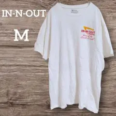 送料込❤IN-N-OUT 【M】ホワイト Tシャツ 男女兼用 ユニセックス