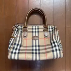 BURBERRY/バーバリー/ノバチェック/ミニボストンバッグ/ハンドバッグ