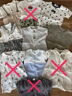 【バラ売り、まとめ売り可】ロンパース・カバーオールセット 60-80cm