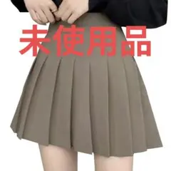 プリーツスカート ミニ丈 インナー付き ベージュ 3XL 新品未使用 匿名配送のサムネイル