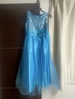 発表会 ドレス 150 水色 青
