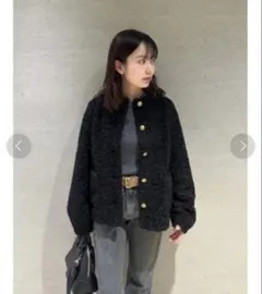 Mila Owen 金釦ノーカラーコンパクトボ アジャケット Mila Owen 金釦ノーカラーコンパクトボアジャケット - メルカリ