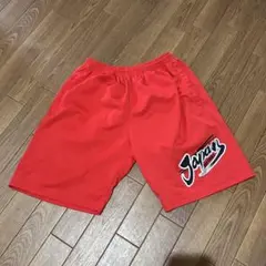 Japanロゴ入りレッドショートパンツ