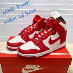 ナイキ ダンク ハイ チャンピオンシップ ホワイト アンド レッド ⭐︎新品⭐︎