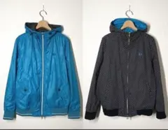 今期沸騰FRED PERRYのリバーシブルフーデットジャケット パーカー