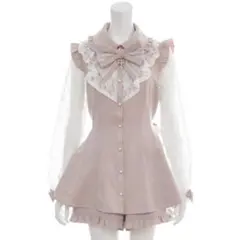 値下げ中 Secret Honey ラッフル＆袖レース長袖セットアップ