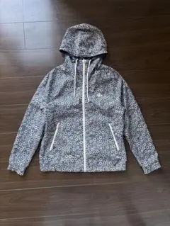 adidas 花柄　ナイロンジャケット　リバーシブル