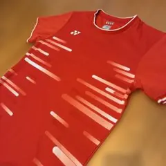 【希少品】YONEX ヨネックス　バドミントン ゲームシャツ レッド人気Lサイズ