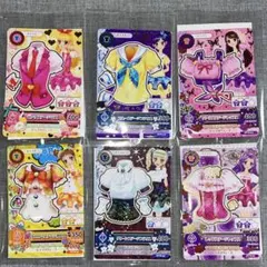 6点　アイカツ　セブン　コラボ　カード　全種類　コンプリートセット