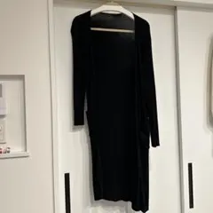 rienda ブラック ロングカーディガン